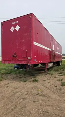 USED ALLOY TRAILERS INC 48' TANDEM AXLE VAN TRAILER