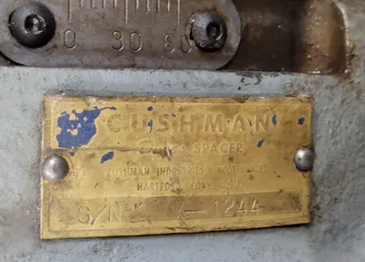 CUSHMAN Super Spacer Tooling & Accessories, Tooling | Machinery Central (8)