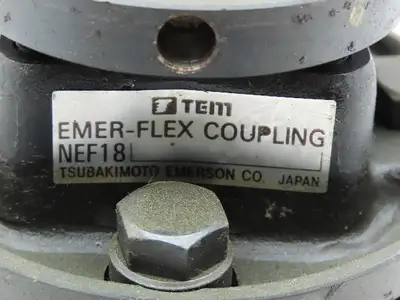 Tsubakimoto NEF18 Emer-Flex Double Flex Disc Coupling 7/8" to 7/8" Bore
