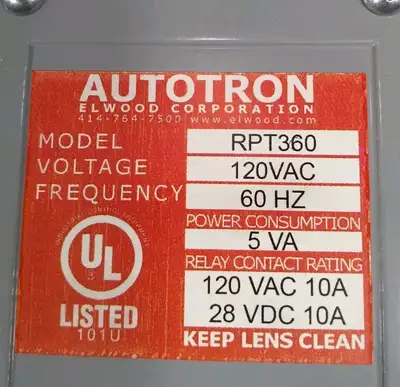AUTOTRON RPT360 Retro Reflective Control Loc4C44