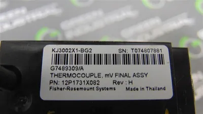 Fisher Rosemount KJ3002X1-BG2 Delta V Thermocouple Module Rev. H Used