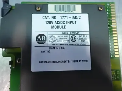 Used ALLENBRADLEY 1771IAD/C PLC Input & Output Ohio US | HGR 24 #912869