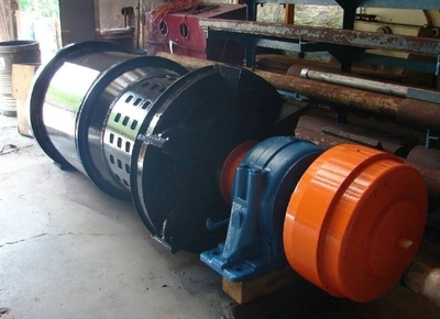NEW: Bird 36 x 72 screen bowl rotating assembly only, CS.