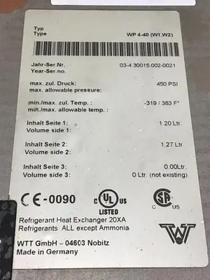 USED WTT WP4-40