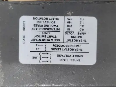 USED BALDOR M3313T-5