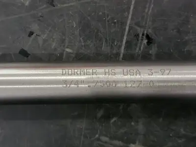 3/4in. x 9-1/2in. Chucking Reamer, 0.750in. Dia. Str. Shank