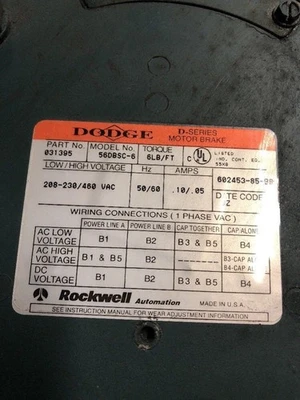 Used Reliance Electric P56H7214N Motors (misc) Indiana US | J&J Industrial Supply #511235