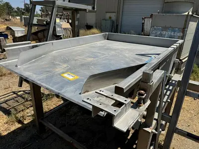 Feeder, Vibratory, 48" x 7', Stainless Steel, Key, Iso-Flo, #5861445
