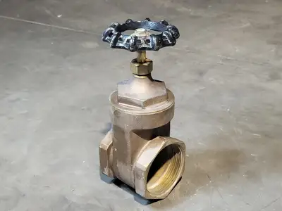 3" Class 200 Brass Gate Valve
