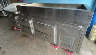 75-0002 Custom Made 72 Inch Refrigerated Oyster Station