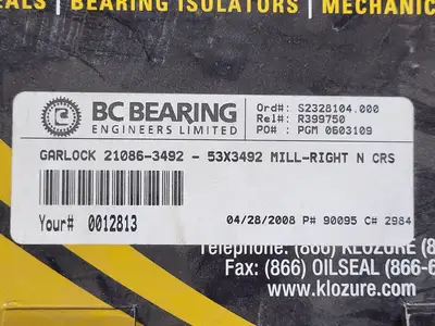 USED GARLOCK 21086-3492