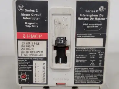 USED CUTLER-HAMMER HMCP015E0C