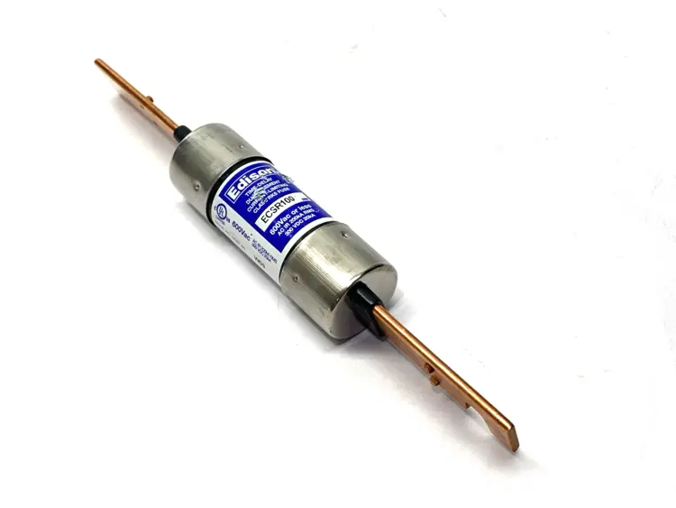 Used EDISON TIME DELAY DUAL ELEMENT FUSE CLASS RK5 600VAC 100A Fuses Michigan US | Maverick Industrial Sales #1089955