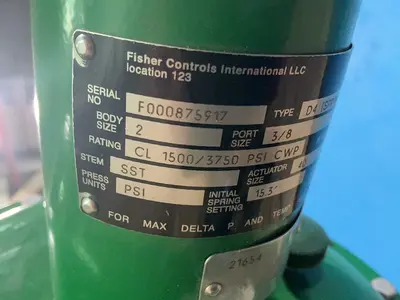 Used FISHER D4 (SPRINGTOCLOSE) Pumps Ohio US | HGR 24 #1314952