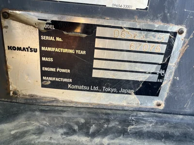 Used 2004 Komatsu D65EX-15 Crawler Dozers Maryland US | Zadoon Equipment #1480597