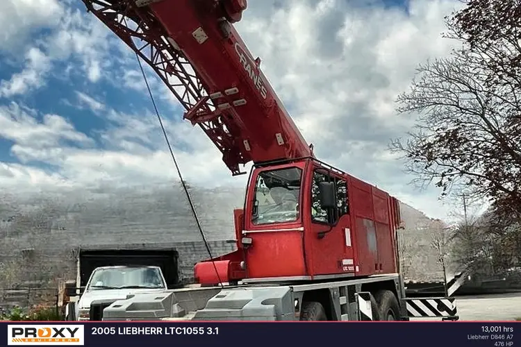 Used 2005 LIEBHERR LTC1055 3.1 Mobile Cranes Pennsylvania US | Proxy Equipment #1384967