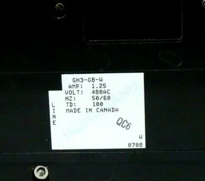 NEW HEINMANN GH3-G8-W CIRCUIT BREAKER GH3G8W