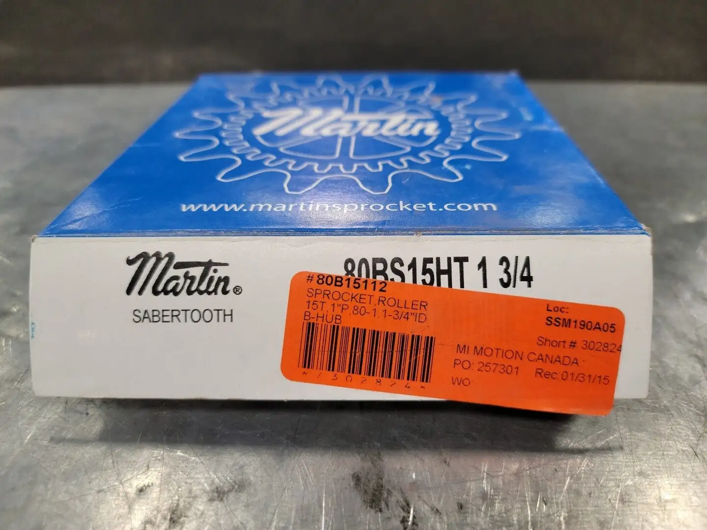 NEW MARTIN ENGINEERING 80BS15HT 1 3/4