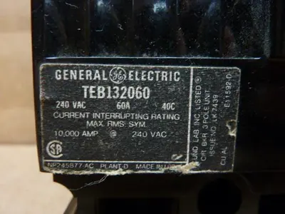 USED GENERAL ELECTRIC / GE TEB132060