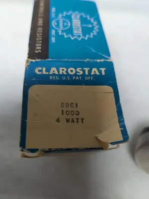 New | in-Stock CLAROSTAT 58C1 Miscellaneous Equipment (Electrical & Power) | Surplus Asset Holdings #1200788