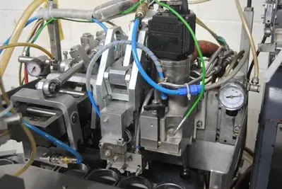 Norden model NM620HA Hot Air Automatic Tube filler and sealer -