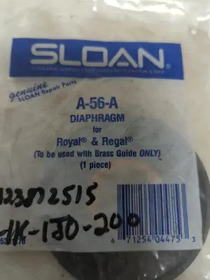 New | in-Stock SLOAN A-56-A Misc Electrical & Power Parts Ohio US | Surplus Asset Holdings #1245433