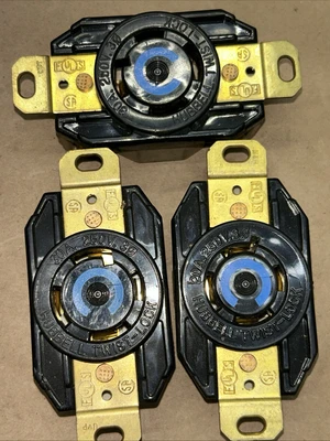 Variety Of Hubbell Twist-Lock Outlet Receptacles Fast Shipping! + Warranty