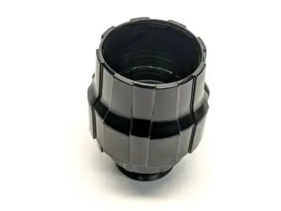 USED PARKER 3-1/8" PIPE ID  TO 2-3/4" MALE THREAD FITTING