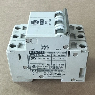 USED Allen-Bradley 1492-CB3 G500