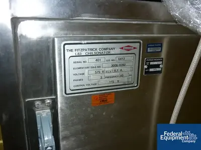 USED Fitzpatrick Fitzpatrick L83 Chilsonator Roller Compactor, S/S