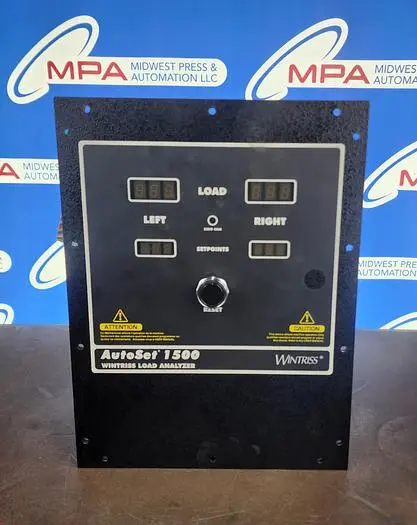 Used WINTRISS 9641702 Power Analyzers | Midwest Press and Automation #618423