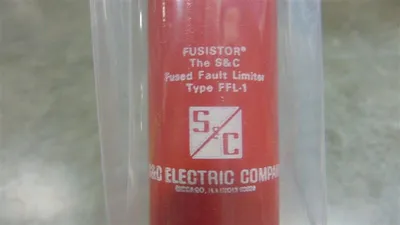 S&C 272001 FFL-1 Fusistor Fused Fault Limiter 14.4 kV 1E Amps New NIB