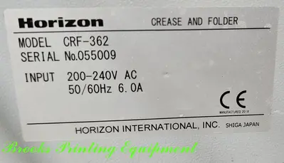 USED 2019 HORIZON CRF-362