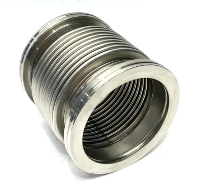 Used Edwards Stai Steel Vacuum Hose Flexible Bellow ISO-LF Flange Size NW-100 Hoses Michigan US | Maverick Industrial Sales #1402226