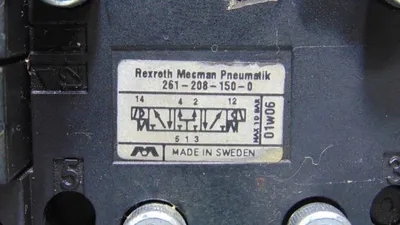 Rexroth 261 - 208 - 150 - 0 Solenoid Valve Used