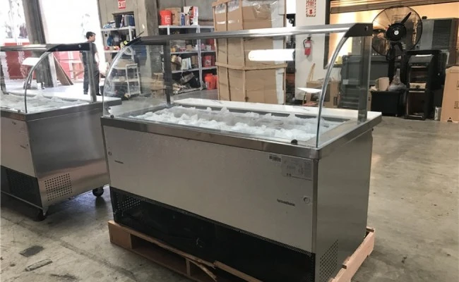 171-0219 Self Contained Cold Table Buffet Hot Plate Display