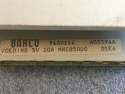 USED LVD A555966 (6)-BARCO VOEDING 5V 20A MNC8