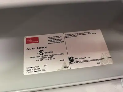 New | in-Stock NVENT HOFFMAN Extra-Deep Pushbutton Portrait Enclosure Type 12 4PBx22.5mm Electrical Boxes Michigan US | Maverick Industrial Sales #1392559