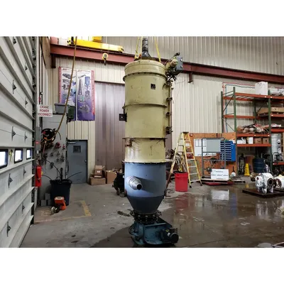 Used 420 CFM (60 sq ft.) Smoot Dust Collector with Rotary Airlock Valve
