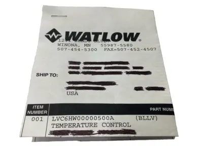 USED WATLOW LVC6HW00000500A