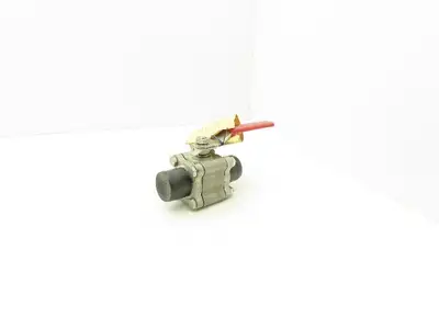 TBV 15B123636GT Stainless Ball Valve 1.5" Socket Weld 3Pc 1000 WOG CF3M