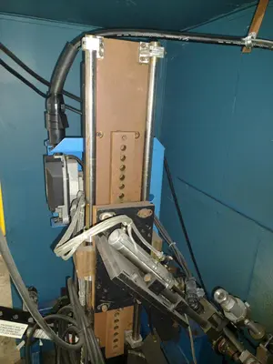 12" ITW WELDING AUTOMATION LATHE, WITH MILLER WELD CONTROLLER & MILLER XMT 304 SERIES ARC WELDER: YOBRO #24402