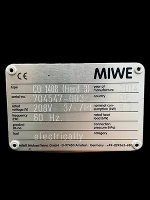 USED MIWE CO1408