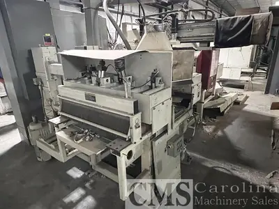 USED 2000 MEREEN JOHNSON 424-DC-2+4 GANG RIP SAW