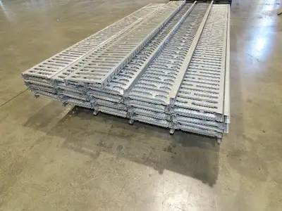 Interlake 9"x 8' Galvanized Steel Pallet Racking Deck 96"D Rack  Lot of 40pcs