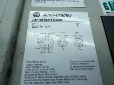 USED ALLENBRADLEY 280DFN10R