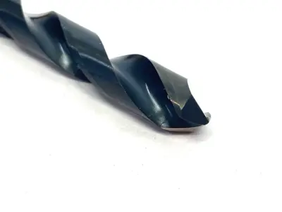 USED HERTEL REDUCED SHANK DRILL BIT: 9/16" DIA, 1/2" SHANK DIA, 118 DEG POINT