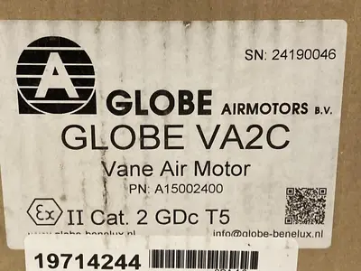 Used GLOBE AIR MOTOR VA2C Motors (misc) | Surplus Asset Holdings #1205087