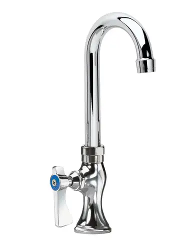 Krowne 16-115L Deck Mount Single Pantry Faucet - 3 1/2" Gooseneck Spout, Single Hole