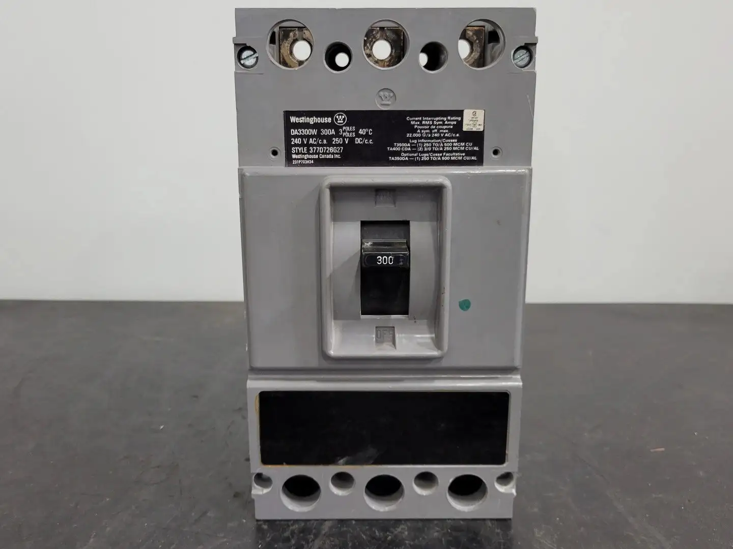 USED WESTINGHOUSE DA3300W